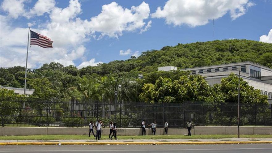 En la imagen un registro general de la embajada de Estados Unidos en Managua (Nicaragua) EFE/Jorge Torres/Archivo
