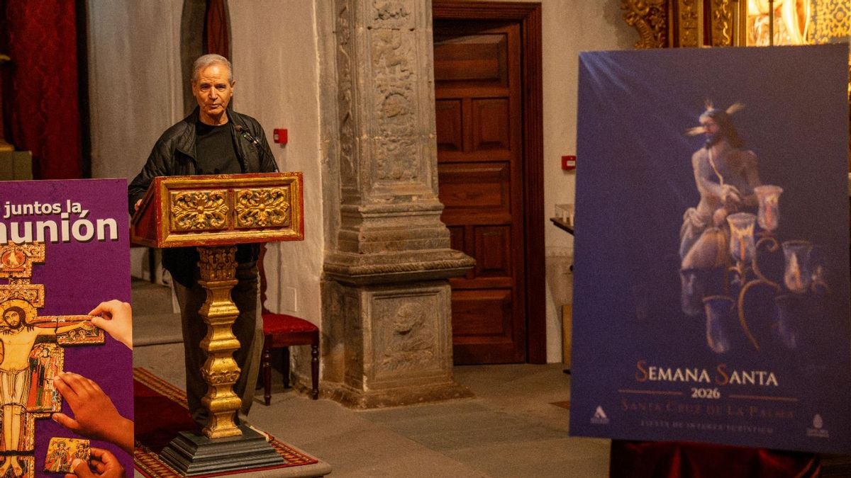 Santa Cruz de La Palma presenta el cartel y la programación de la Semana Santa 2026 con la mirada artística de Luis Morera