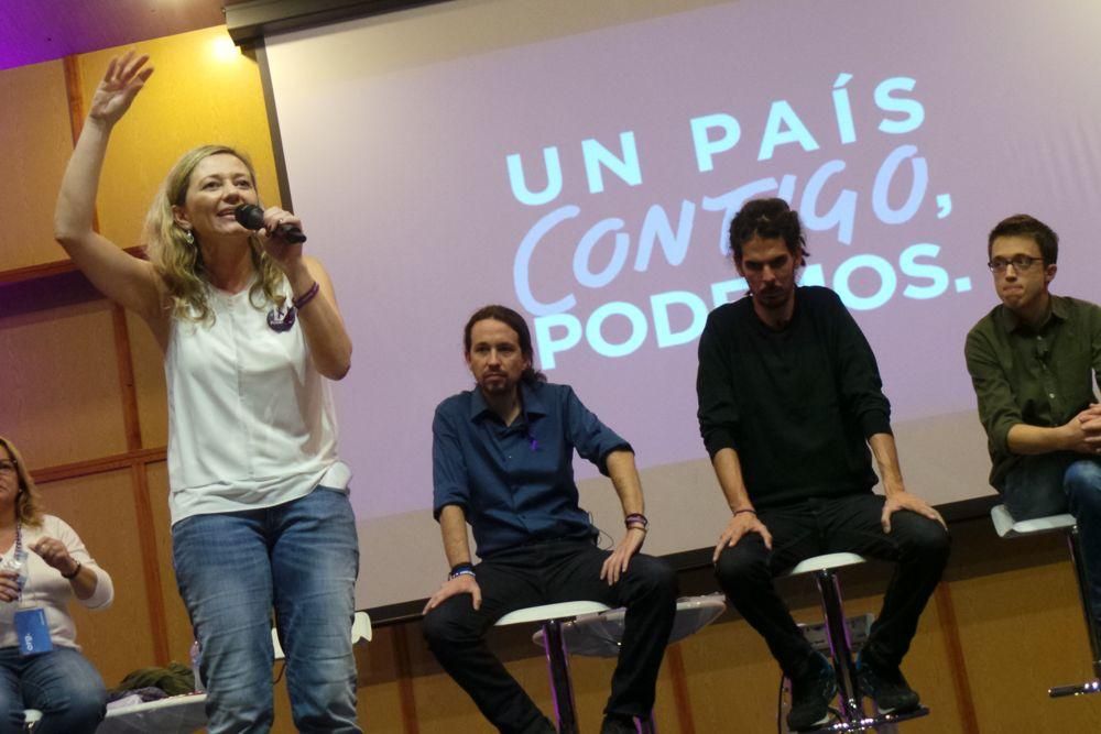 Acto de campaña de Podemos en Tenerife. (Foto: Moisés Pérez).