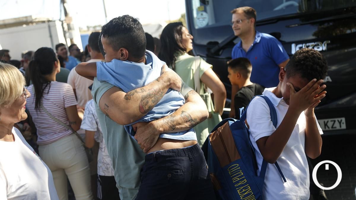 Despedida de los niños saharauis del programa Vacaciones en Paz