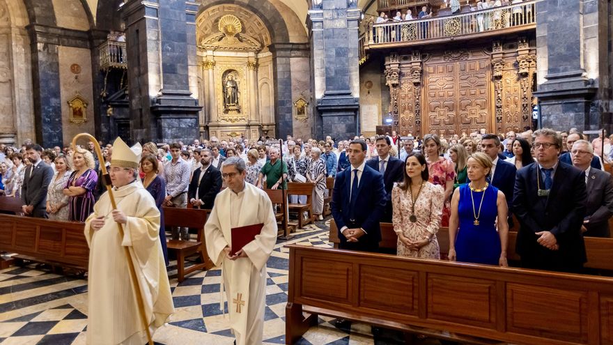 Pradales sigue la estela de Urkullu y acude a los actos religiosos de San Ignacio en Azpeitia
