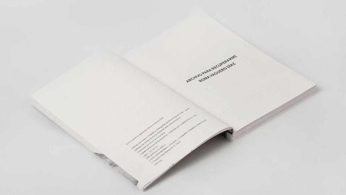 Archivo para recuperarme, Roma Vaquero Diaz (La Balsa Editora, 2025).
