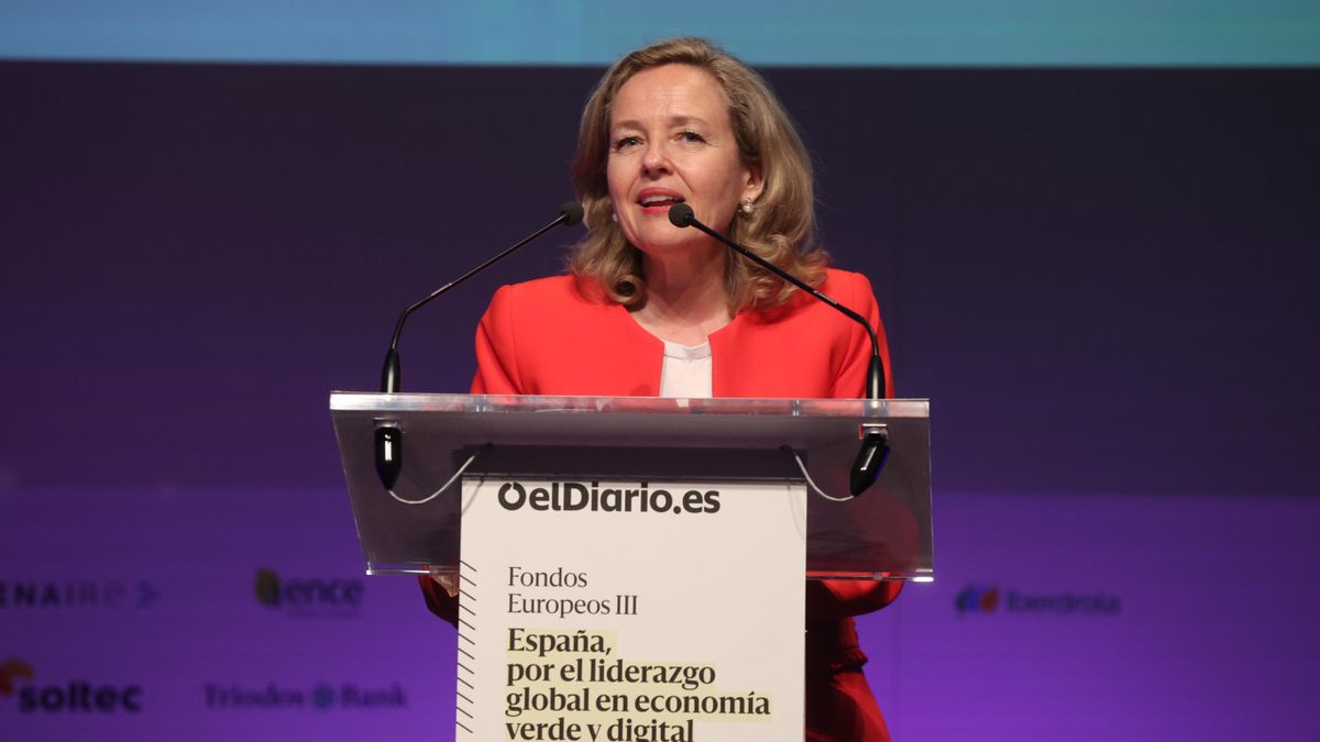 La vicepresidenta Nadia Calviño clausura las III Jornadas sobre Fondos Europeos.