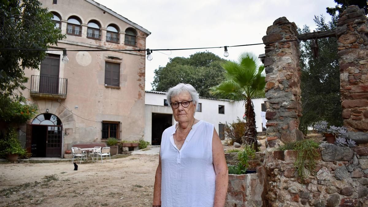 Marina Duñach, antigua vecina de Gallecs y miembro de la Comisión por la Defensa de Gallecs