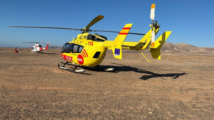 Un bañista fallece tras ser rescatado del mar en Fuerteventura