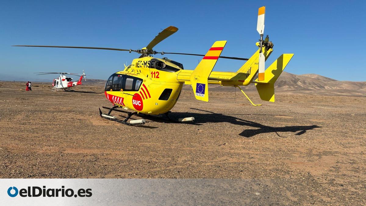 Un bañista fallece tras ser rescatado del mar en Fuerteventura