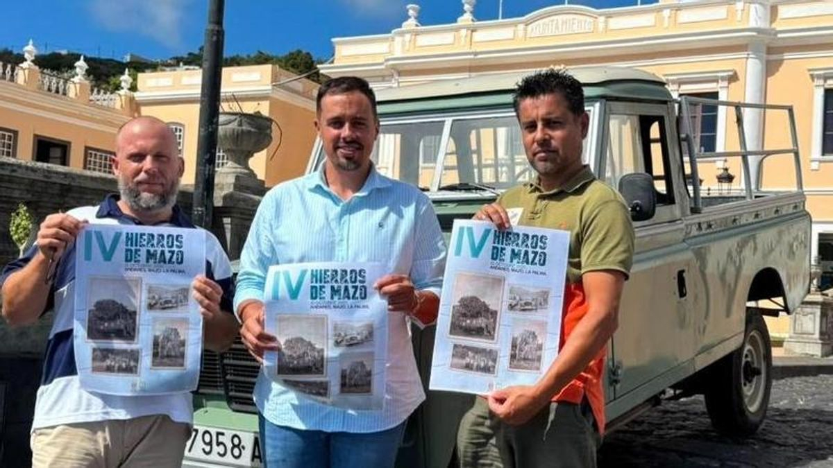 Villa de Mazo presenta el cartel de la IV Hierros de Mazo, obra de Ayoze Álvarez
