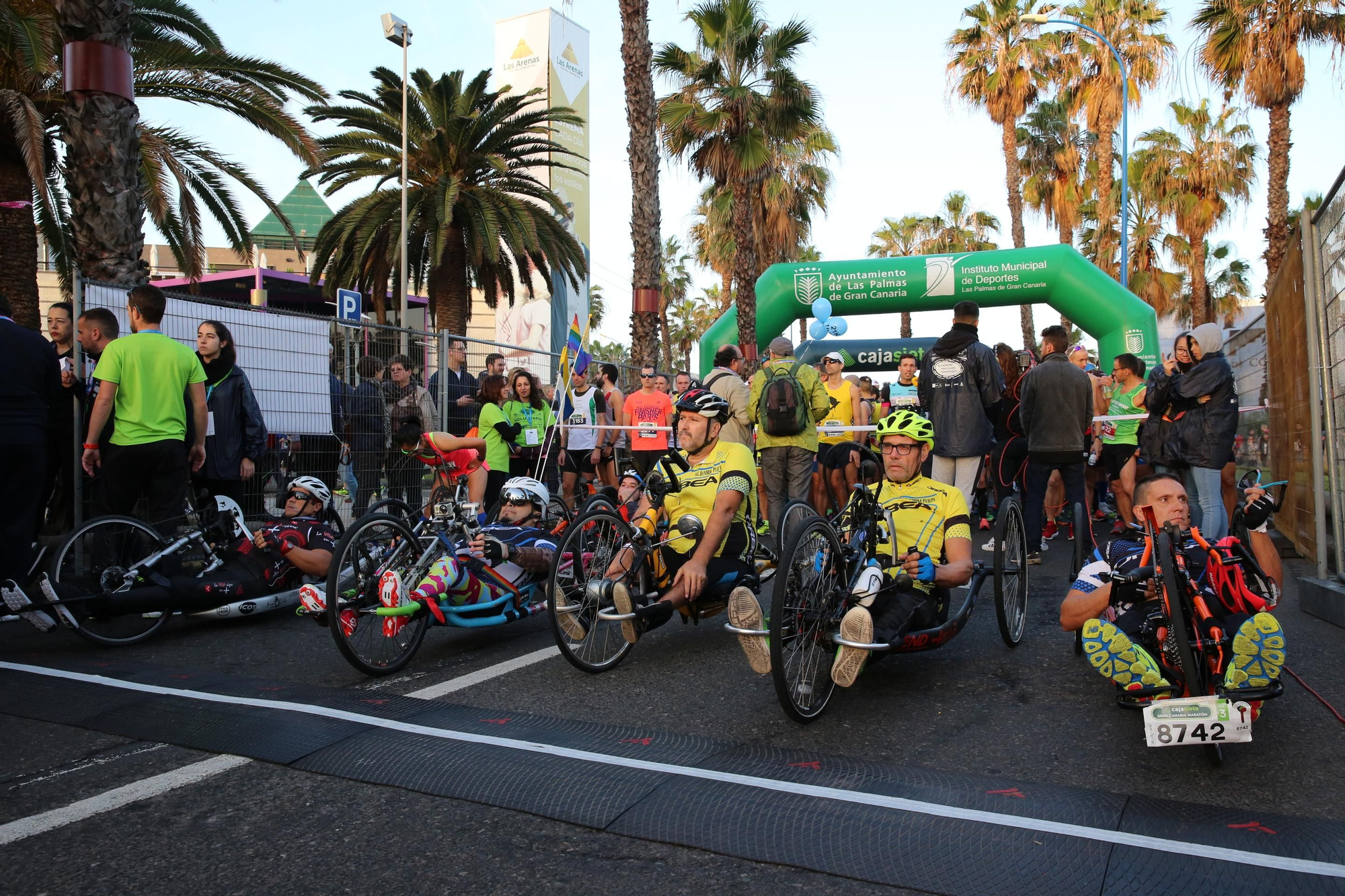 Salida de la Gran Canaria Maratón. (ALEJANDRO RAMOS)