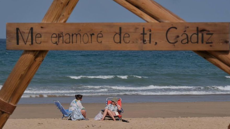 Imagen de archivo de una playa de Cádiz.