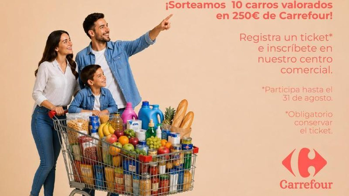 Gran Vía de Hortaleza sortea diez carros de Carrefour valorados en 250 euros: cómo participar