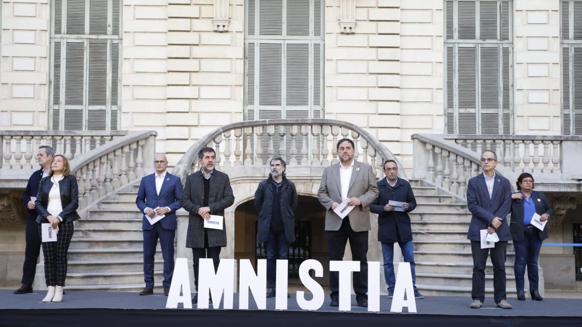 Actos de los presos del 1-O "por la amnistía y la república"