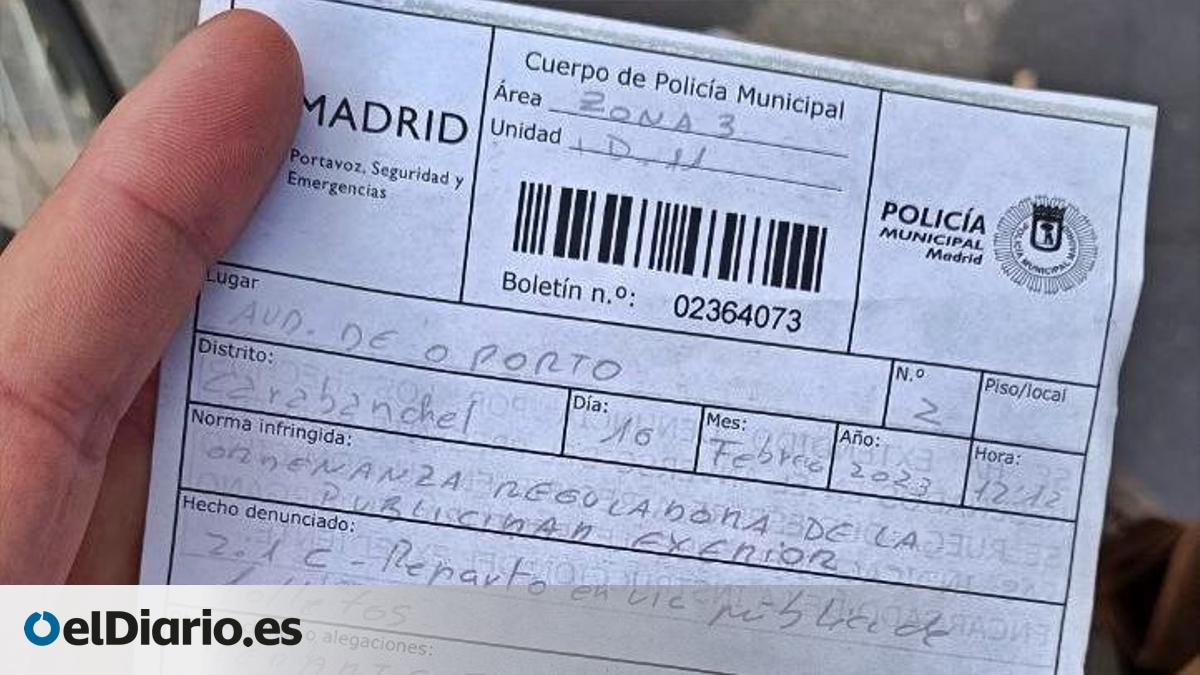 El Ayuntamiento de Madrid reconoce dos multas "erróneas" por repartir ...