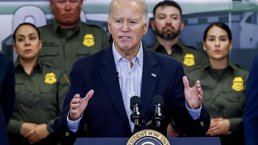 Biden y Trump visitan la frontera y señalan la migración como eje central de sus campañas
