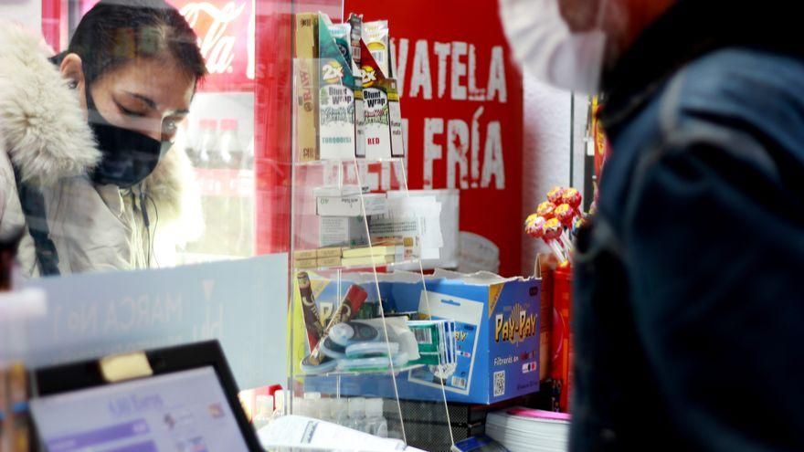El interior de la Expenderuría de Aguilera