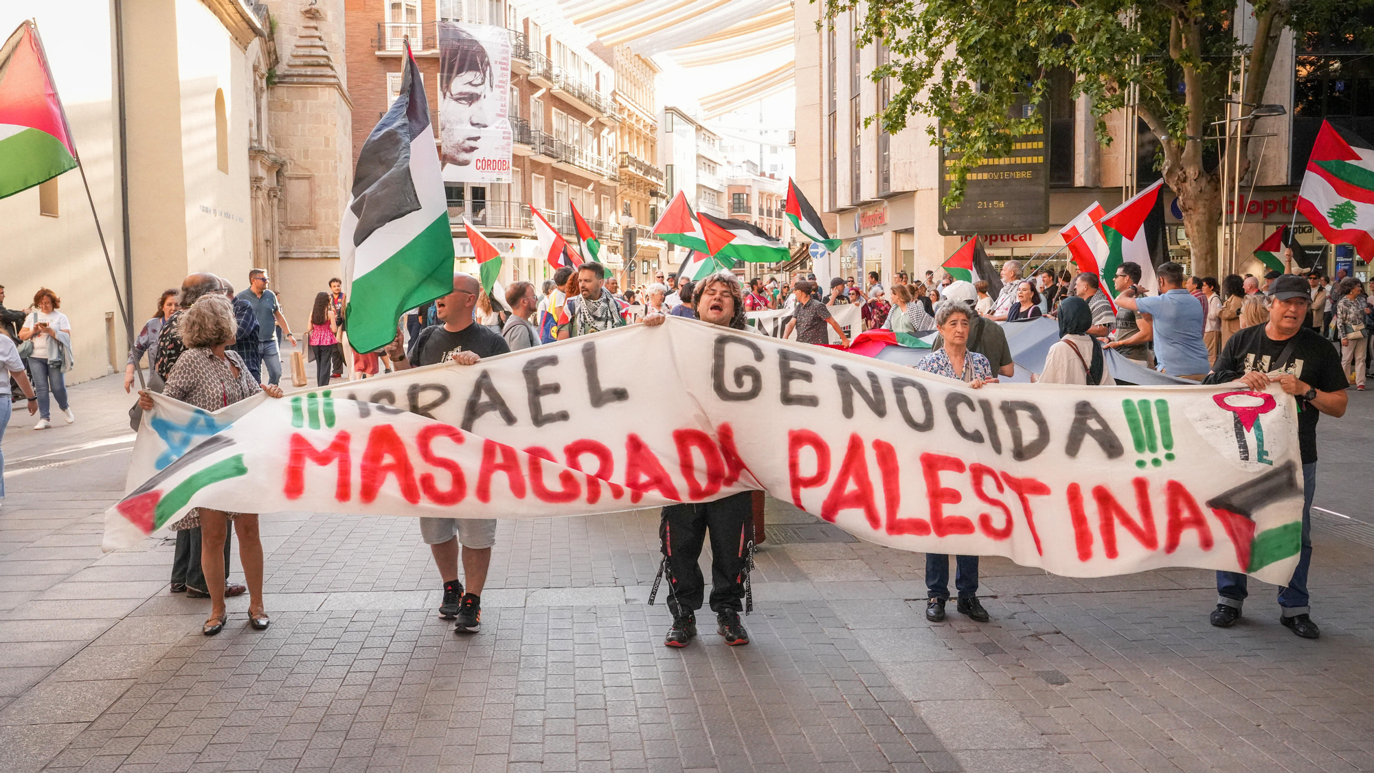 Manifestación de la Plataforma Córdoba con Palestina
