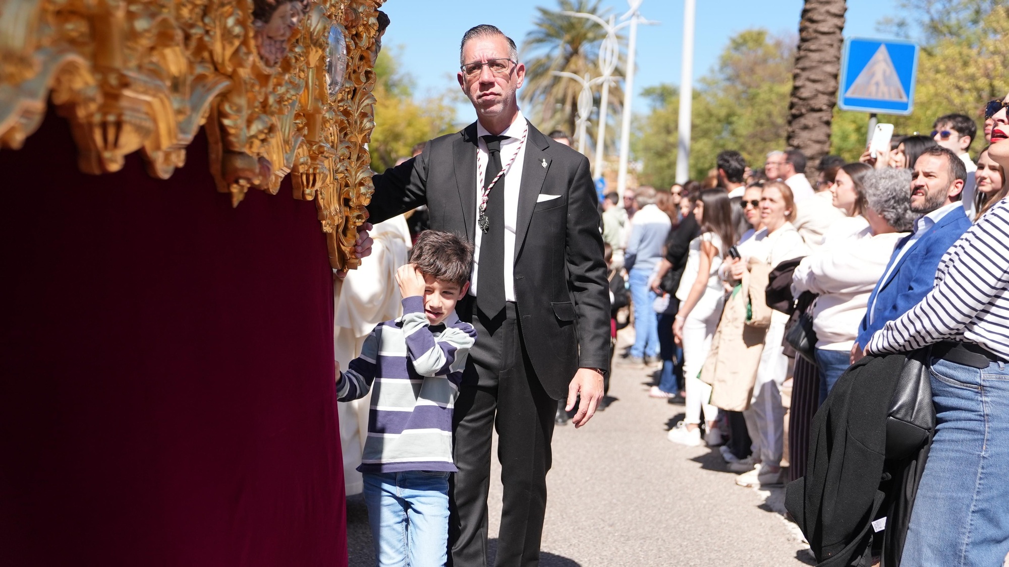 Salida procesional de la Hermandad de la Merced, en imágenes