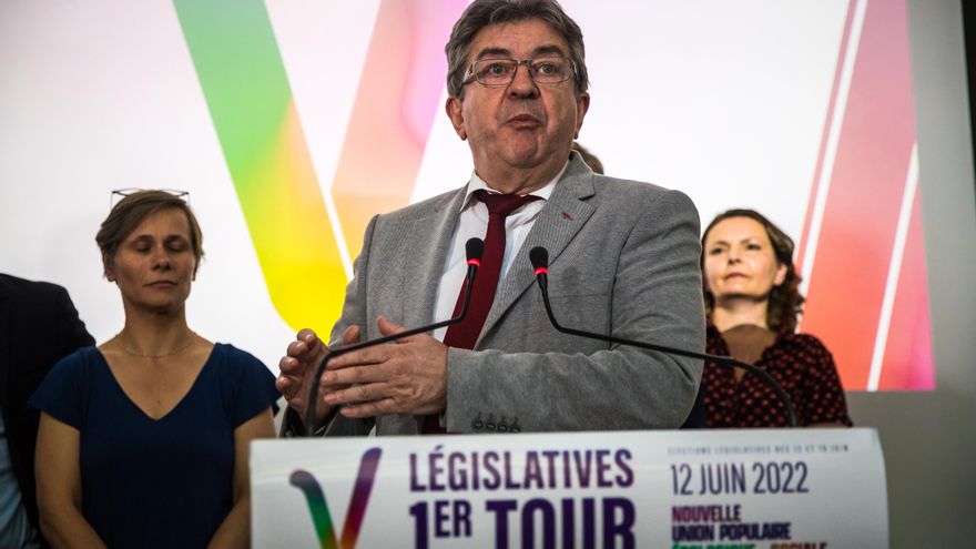 El líder de la izquierda francesa Jean-Luc Mélenchon en una imagen de archivo. EFE/EPA/CHRISTOPHE PETIT TESSON