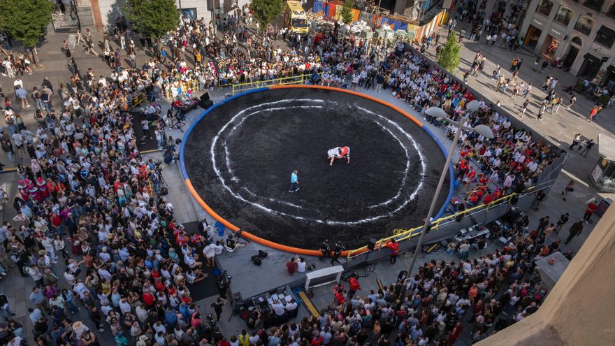 Sin rastro de las 24 toneladas de arena del volcán de La Palma que Canarias regaló a Madrid para campos de vóley playa