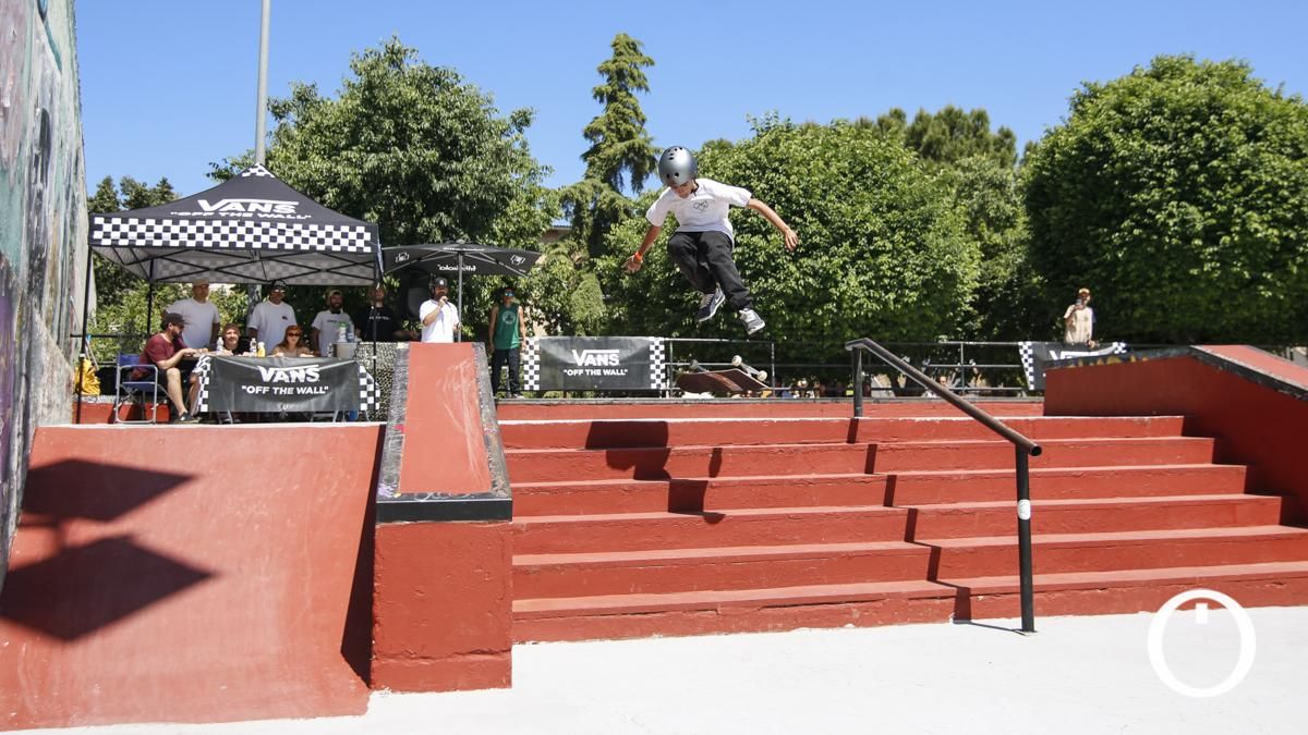 Prueba andaluza de skate en el skatepark de Cañero