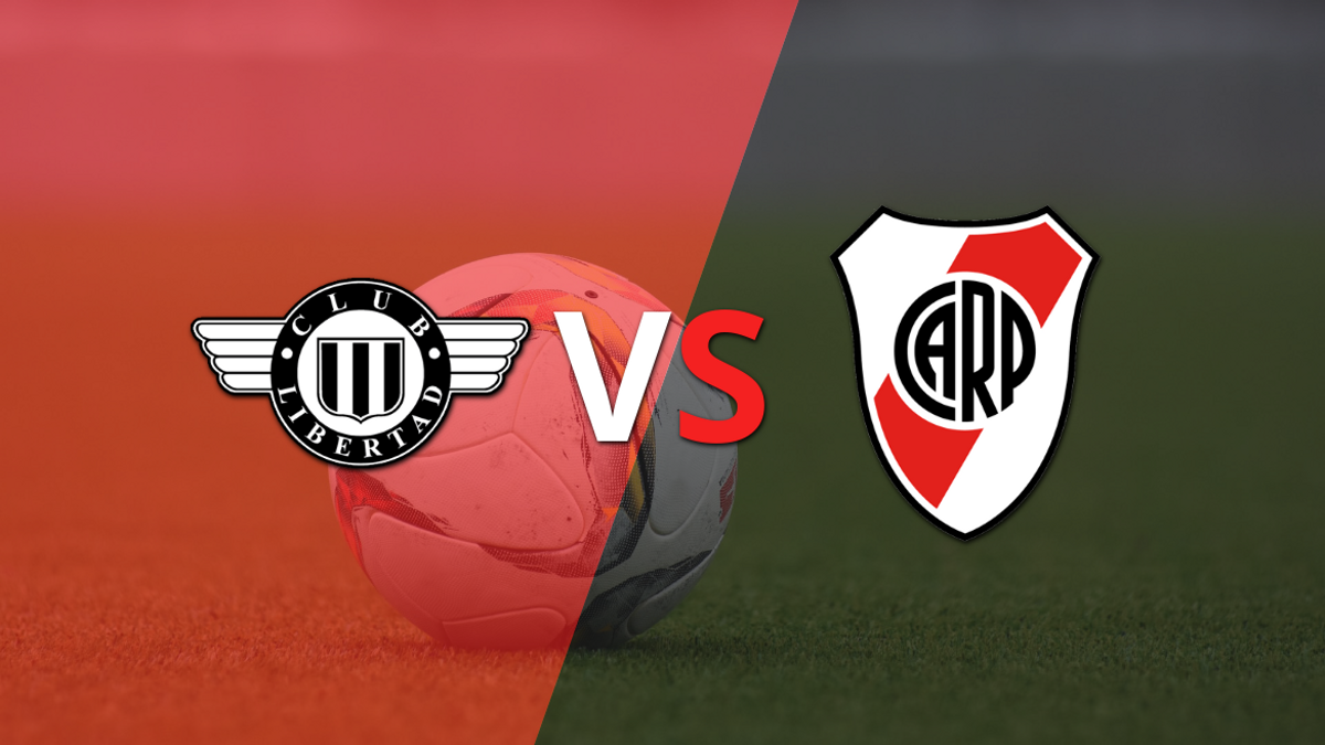 Libertad y River Plate empataron y se define todo a la vuelta