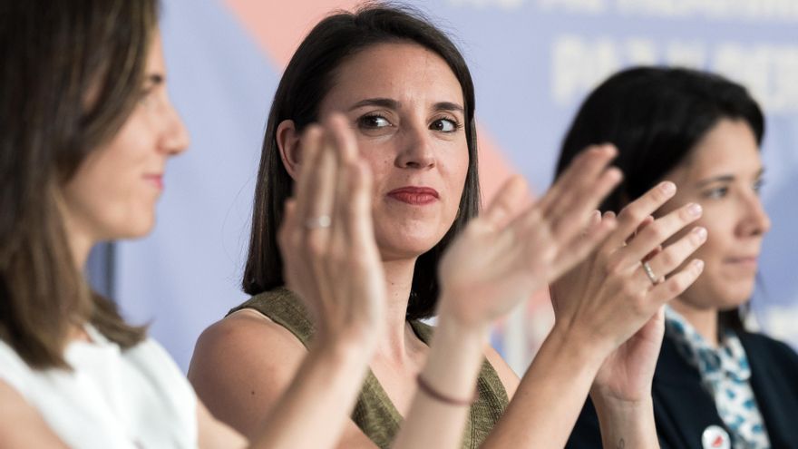 Archivo - La eurodiputada de Podemos Irene Montero.