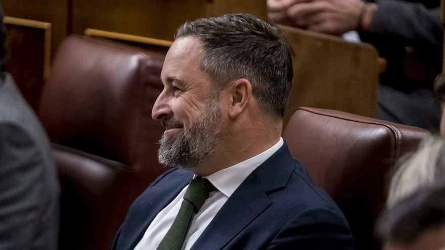 El líder de Vox, Santiago Abascal.