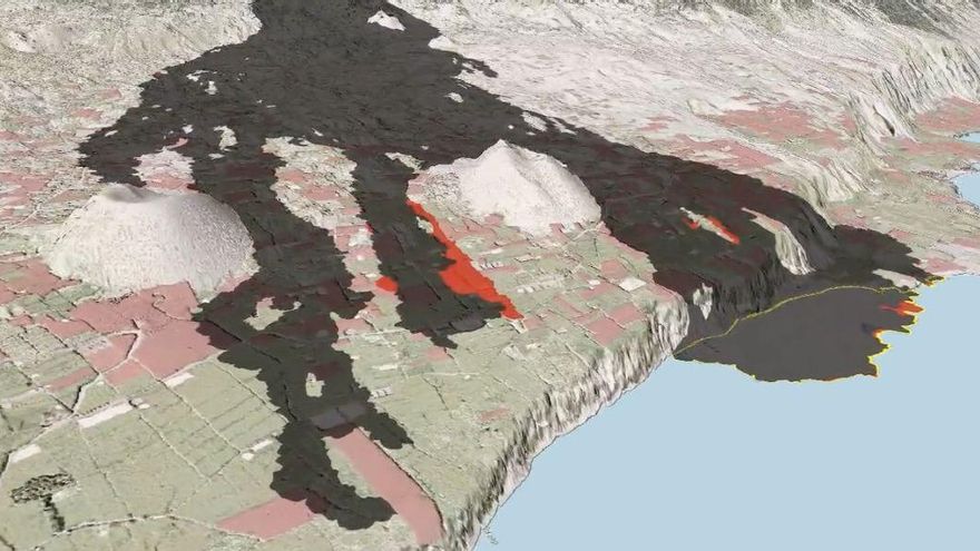 No queda nada de la playa de Los Guirres y la nueva fajana ocupa casi 43 hectáreas