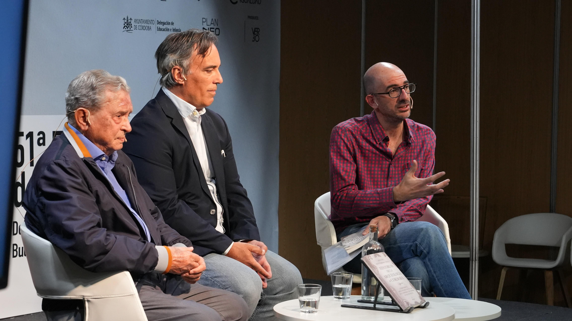 Antonio Monterroso y Herminio Trigo en la 51ª Feria del Libro de Córdoba