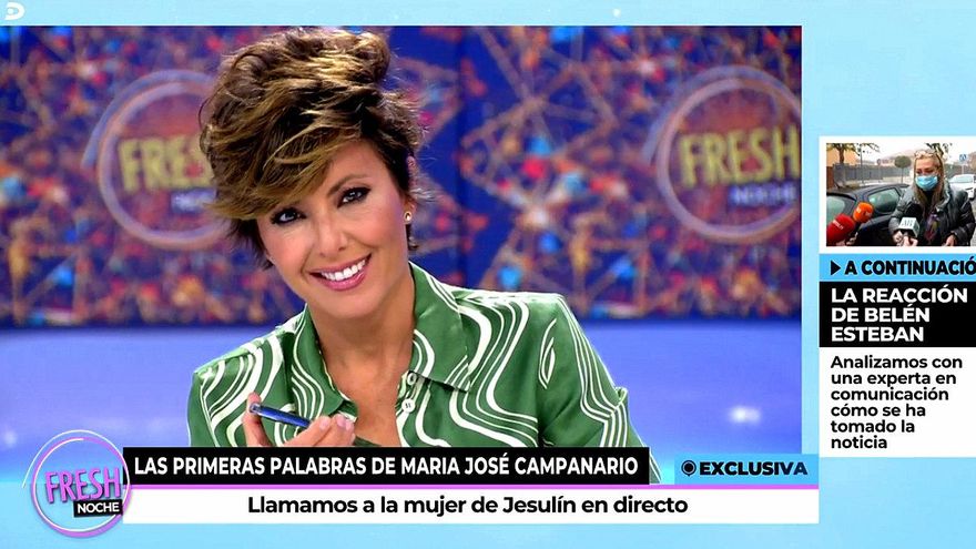 Sonsoles Ónega habló con Jesulín y Campanario, que mandaron un mensaje a otros programas