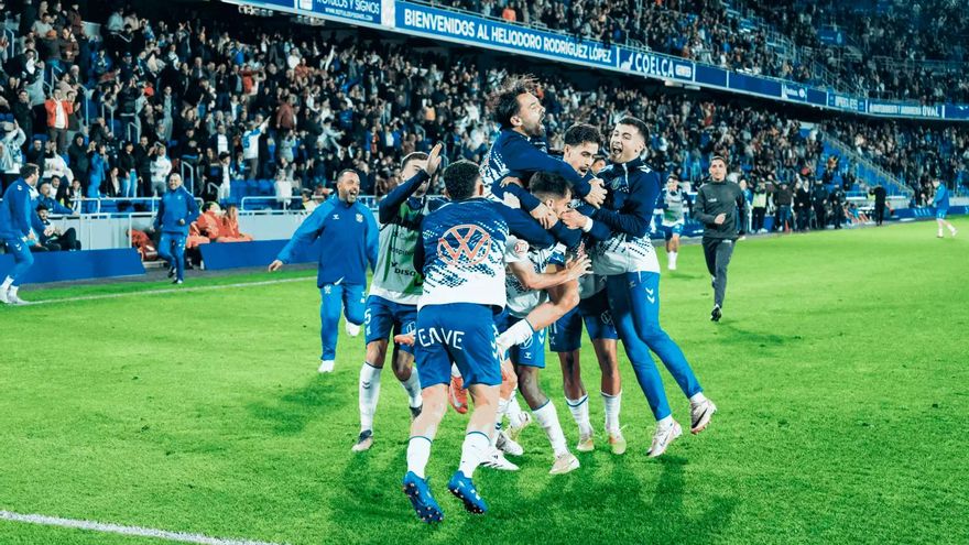 El Tenerife cierra una primera vuelta de récords