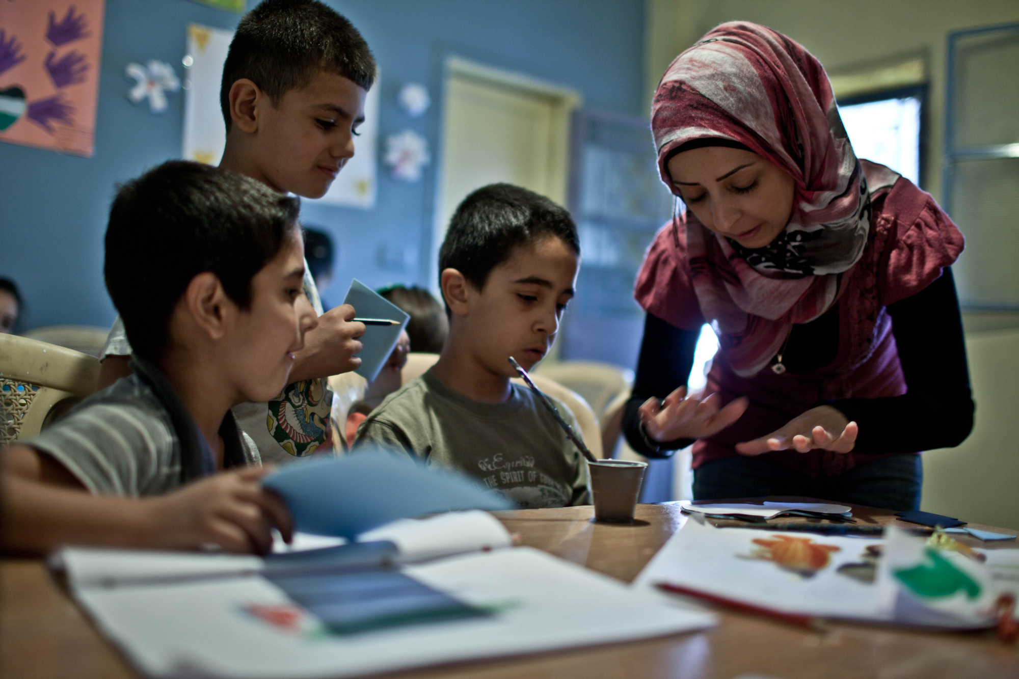 El centro Children of Al Jalil, en el campo de refugiados palestinos del mismo nombre a dos horas de Beirut (Líbano). / Fotografía: Pablo Tosco/ Intermón Oxfam.
