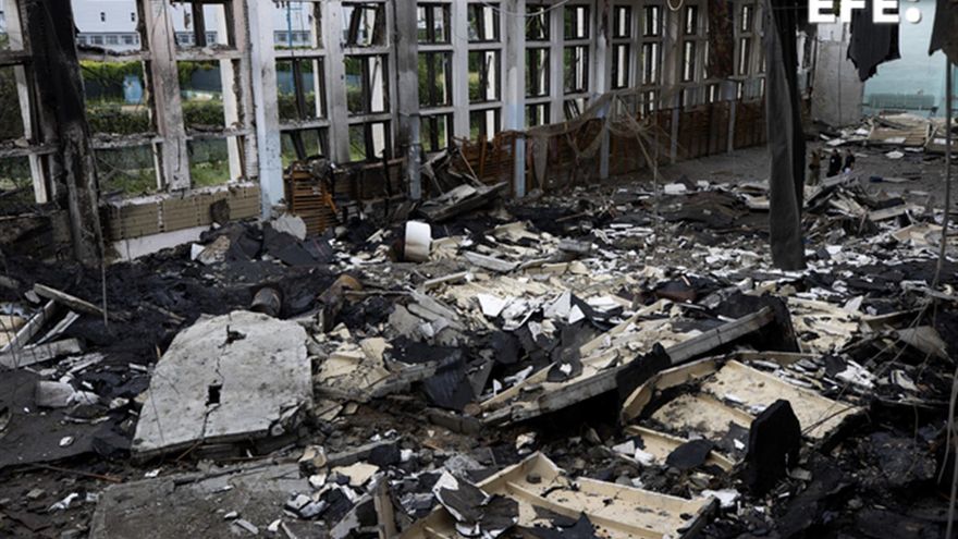 Las fuerzas rusas entraron en Lisichansk, según prorrusos EFE/ Orlando Barria