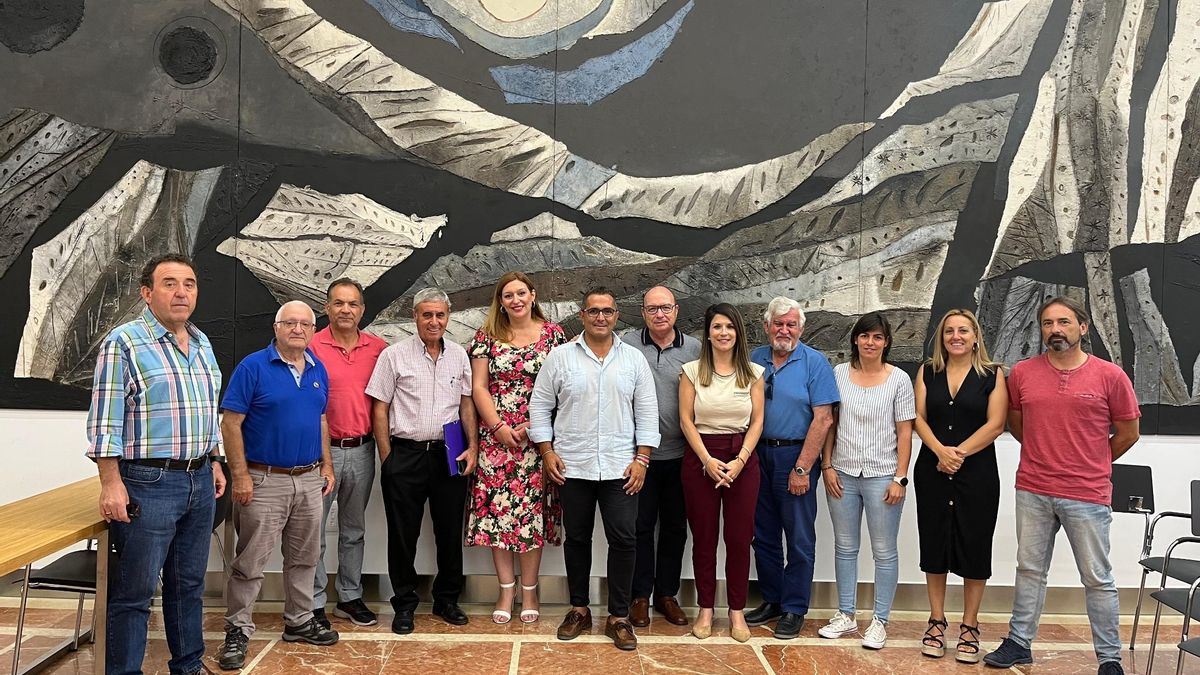 Participantes en la reunión desarrollada en la Diputación de Huelva.