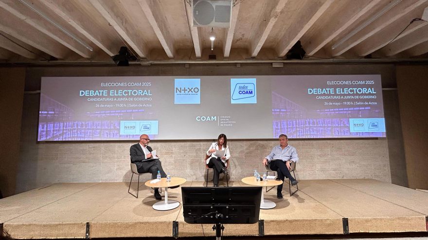 La polémica judicial por las elecciones y los "concursos fallidos" marcan el debate final del Colegio de Arquitectos de Madrid