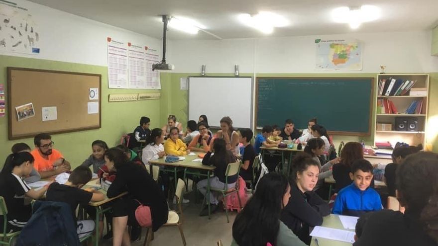 Alumnos y alumnas del CEIP Federico Muelas de Cuenca, una comunidad de aprendizaje