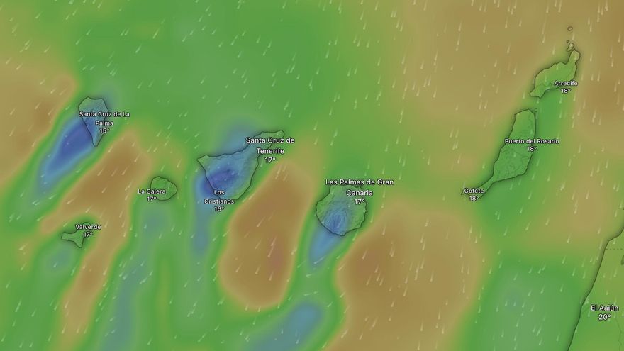 El fin de semana llega con avisos amarillos en cinco islas de Canarias
