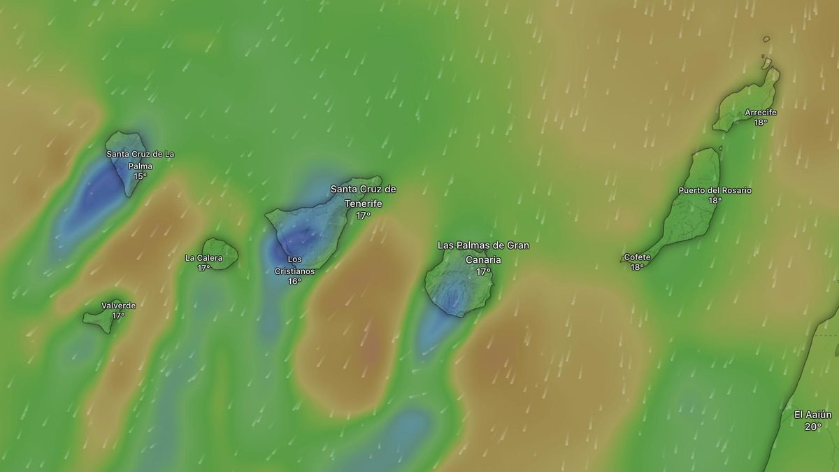 El fin de semana llega con avisos amarillos en cinco islas de Canarias