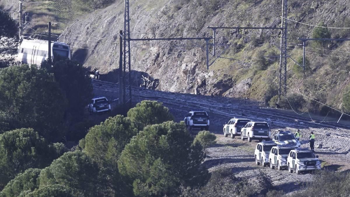 Las imágenes del accidente ferroviario de Adamuz
