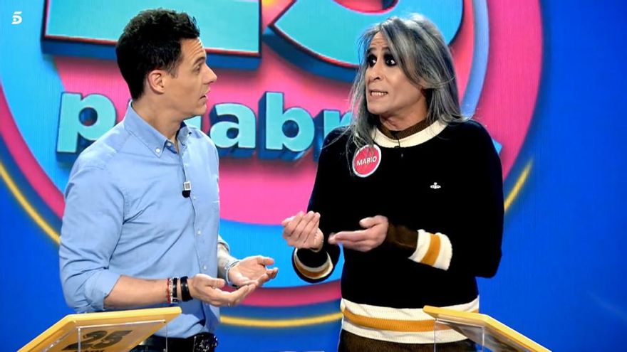 Mario Vaquerizo hace doblete de concursos en Antena 3 y Telecinco, con lapsus en '25 palabras': "No soy tan tonto"