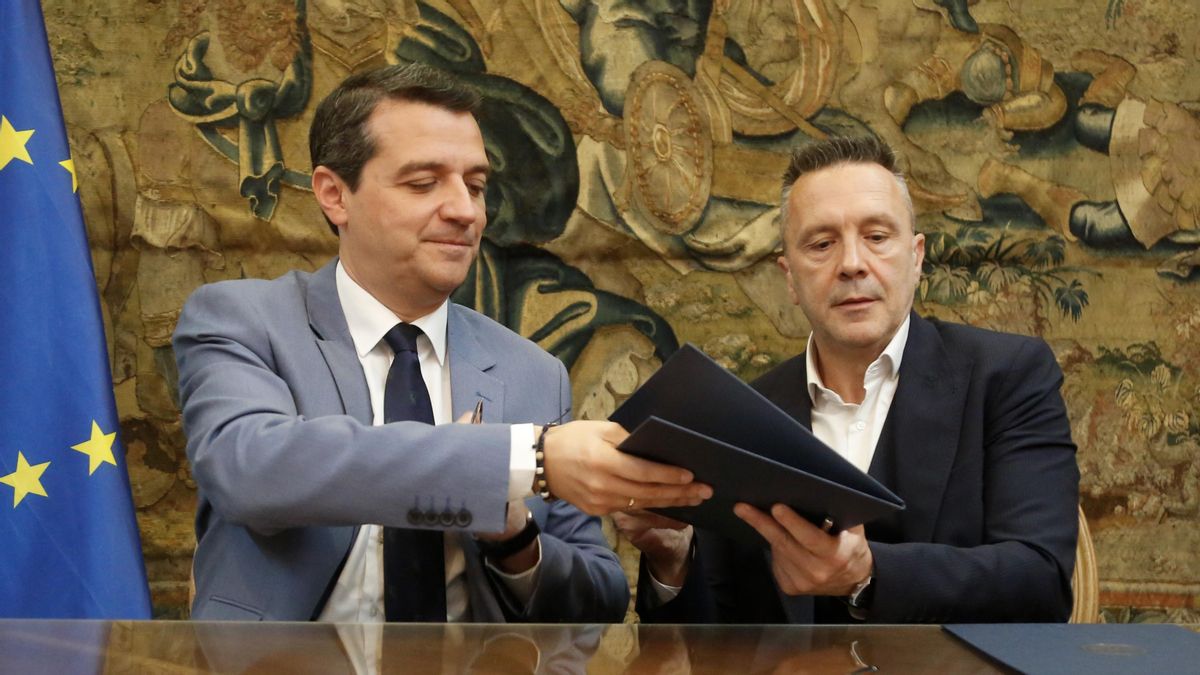 Firma de la declaración de intenciones para el establecimiento de una subsede del Museo Europeo de Arte Contemporáneo (MEAM)