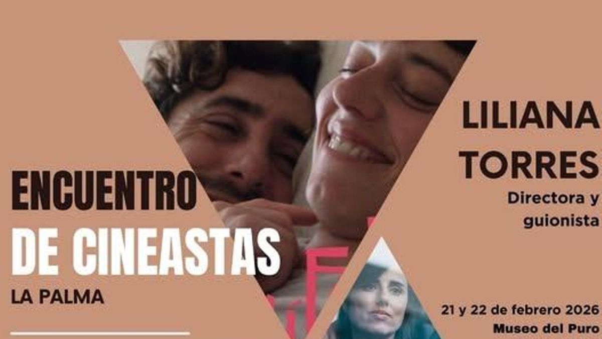 Cartel del ‘Encuentro de Cineastas en La Palma’.