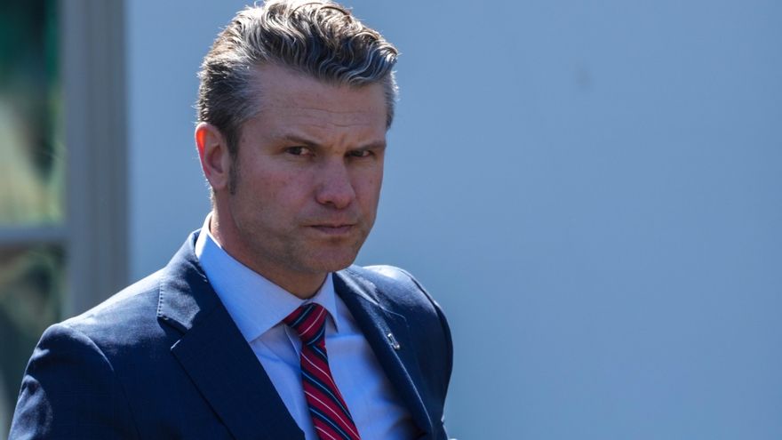 El secretario de Defensa de EEUU, Pete Hegseth, el pasado 21 de marzo.