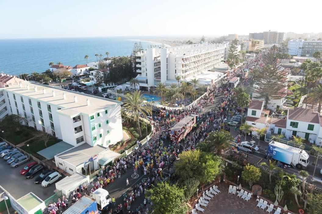 Cabalgata del Carnaval de Maspalomas.
