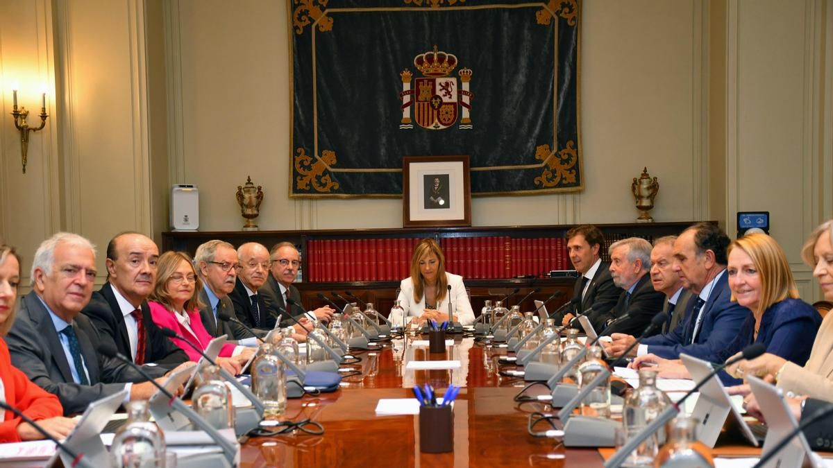 Pleno del Consejo General del Poder Judicial (CGPJ), el pasado septiembre.