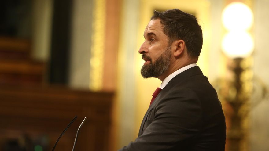El presidente de Vox, Santiago Abascal