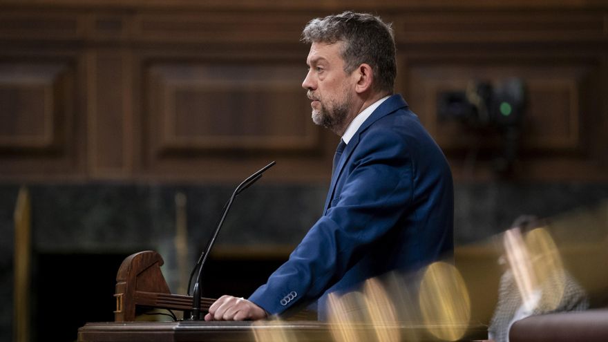 Archivo - El diputado de ERC Francesc-Marc Álvaro, interviene durante una sesión plenaria en el Congreso de los Diputados