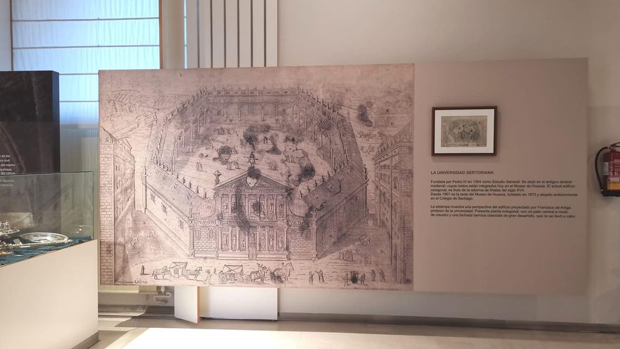 150 años del museo oscense que antes fue palacio real y universidad