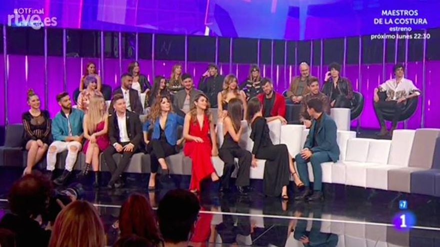 Profesores y concursantes de OT 2017