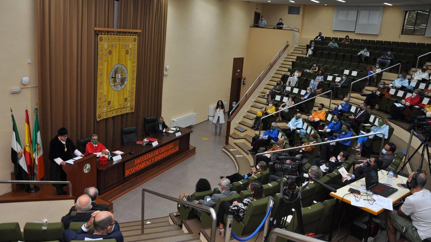 Panorámica del acto del inicio del curso académico 2020/2021