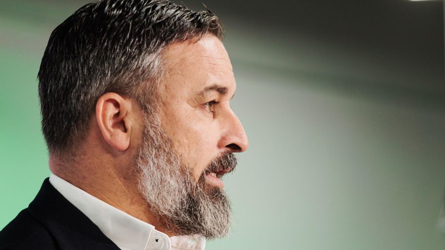 El presidente de Vox, Santiago Abascal.